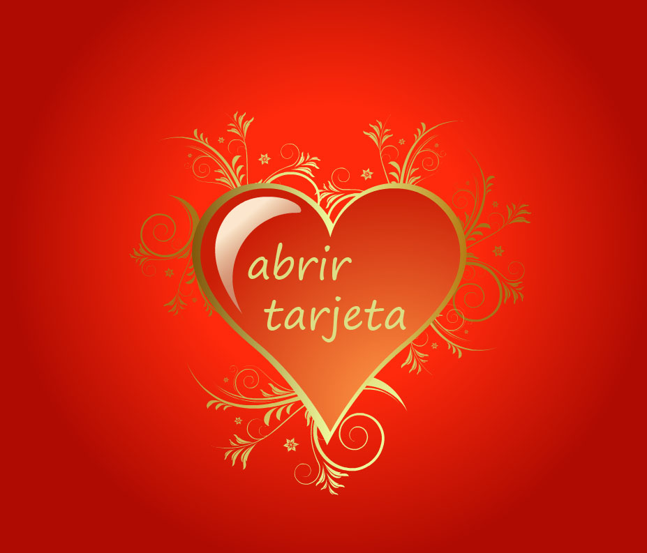 Abrí la tarjeta de invitación a nuestro casamiento